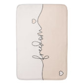 Freedom Minimalist Typography Design Badmat (Voorkant Verticaal)