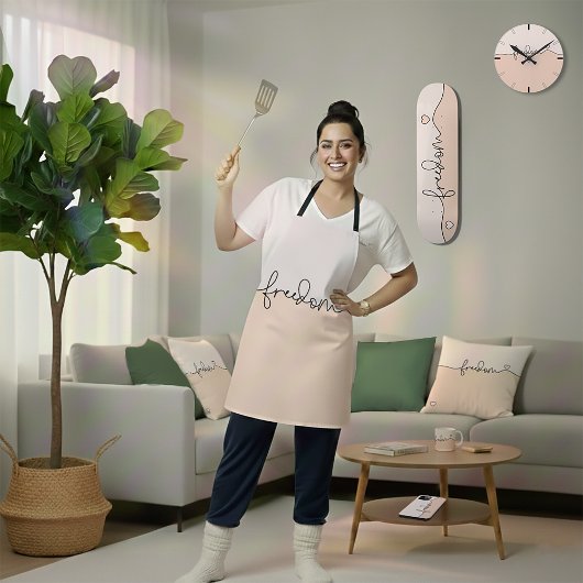 Freedom Minimalist Typography Design Schort