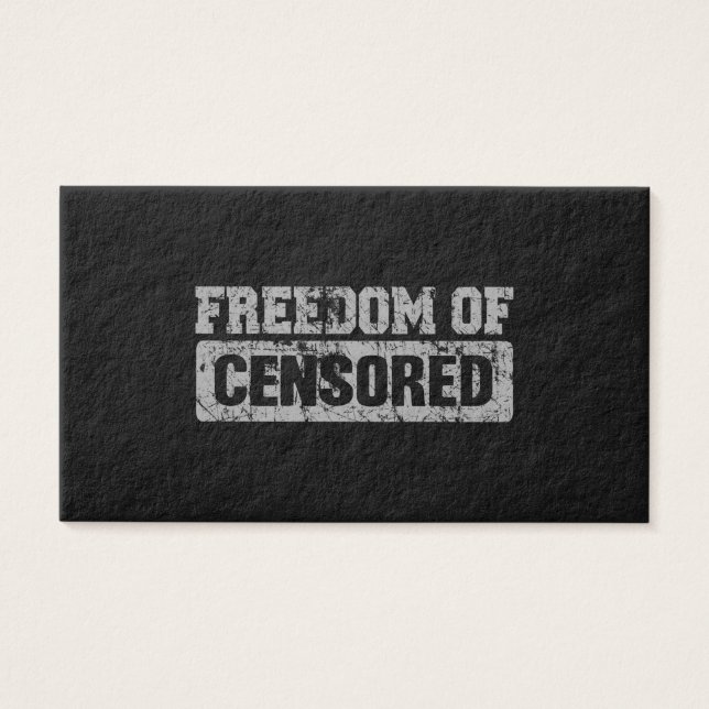 Freedom of Speech Maybe (Devant)