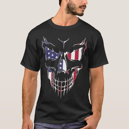 Freedom Over Fear Pro Gun USA Flag 2nd Amendment T-shirt (Voorkant)