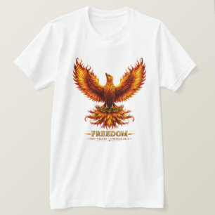 Freedom Phoenix Heren Grafische T-Shirt