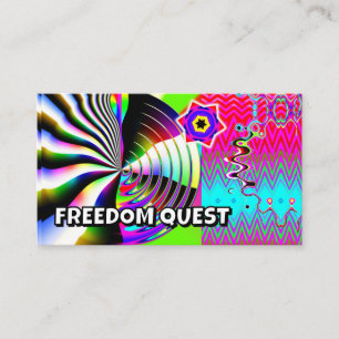 FREEDOM QUEST ( u kunt de woorden wijzigen ) Visitekaartje