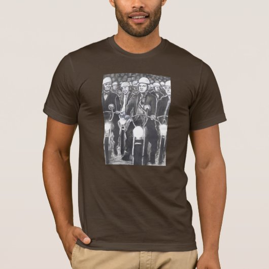 Freedom Riders, Humoureus Patriotic T-Shirt (Voorkant)