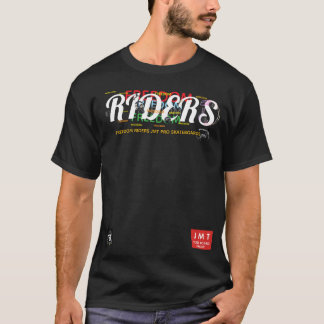FREEDOM RIDERS. JMT PRO SKATEBOARDS T-SHIRT