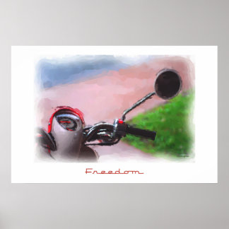 Freedom Scooter-Poster Poster