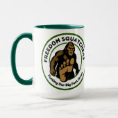 Freedom Squatchers "Big Foot Down" Coffee Mug (Gauche)