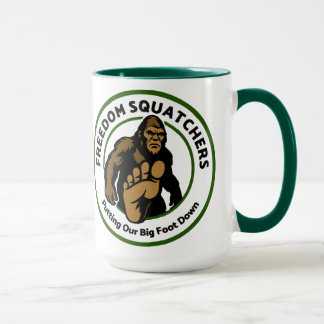 Freedom Squatchers "Big Foot Down" koffiekop Mok