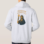 Freedom Stands Tall – A Torch for All Hoodie (Achterkant)