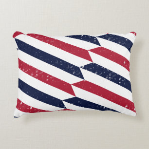 Freedom Steps – Coussin géométrique décoratif USA
