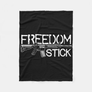 Freedom Stick AR-15 Eigenaar Pistool Rechten Patri Fleece Deken