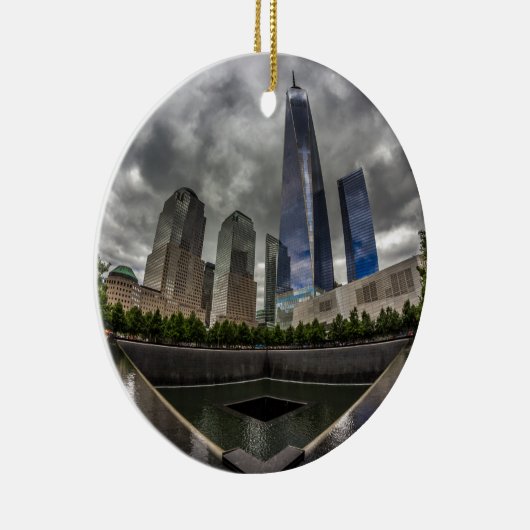 Freedom Tower Keramisch Ornament (Rechts)