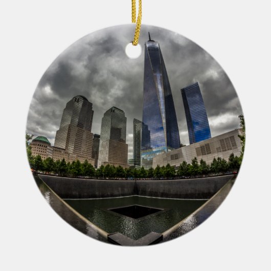 Freedom Tower Keramisch Ornament (Voorkant)