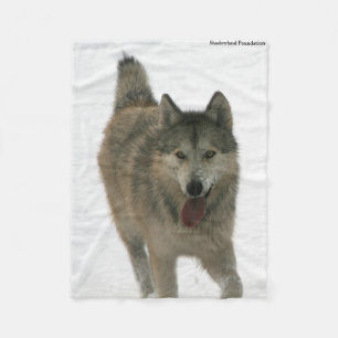 Freedom Wolf Arctic Fleece Blanket