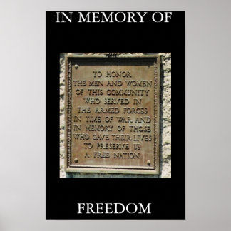 FREEDOM WON POSTER
