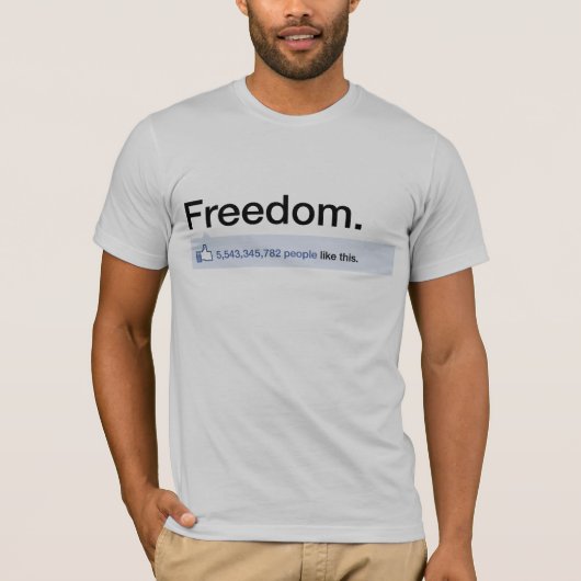 Freedom World Status Update Shirt (Voorkant)