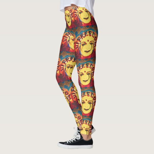 Freedom Yellow smiley face Leggings (Links)