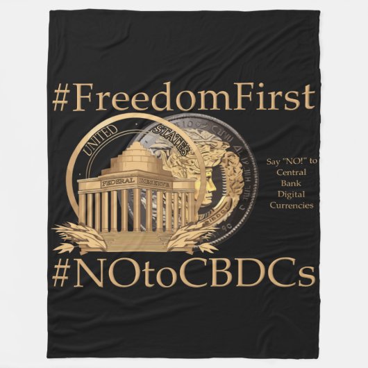 #FreedomFirst: Liberty Wallet - Embrace Freedom Fleece Deken (Voorkant)