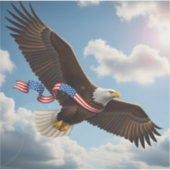 Freedom's Ascent - Square Vinyl  Sticker (Voorkant)