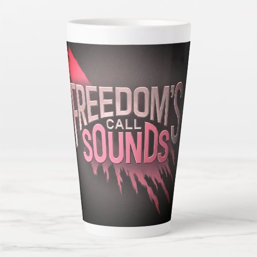 Freedom's Call klinkt Latte Mok (Voorkant)