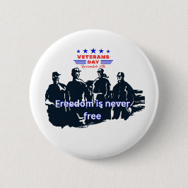 Freedom's Defenders Ronde Button 5,7 Cm