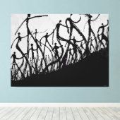 FreedomWalkers verpakt Canvas (Insitu (Houten vloer))