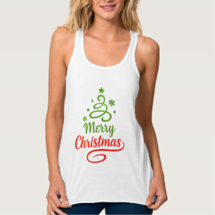 Freefit Vrolijk Kerstmis Tanktop Dames Bella+Can