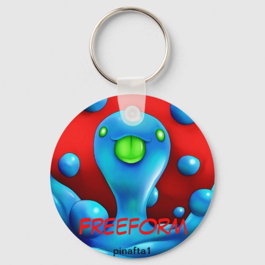 Freeform Happy Sleutelhanger (Voorkant)