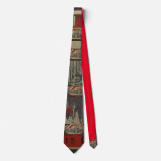 Freeform rood en zwart 13 stropdas