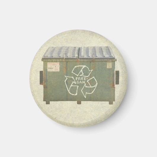 freegan magneet (Voorkant)