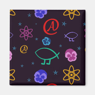 Freegedachte Atheïst  Magnet Magneet