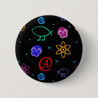 Freegedachte Atheïstische Button