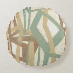 Freehand schilderen door Norman Wyatt Rond Kussen