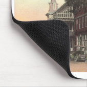 Freehold NJ Map Coordinate 1909  stijl Muismat (Hoek)