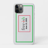 Freeish Juneteenth iPhone/iPad case (Achterkant)
