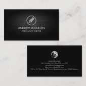 Freelance Writer Auteur Novelist Visitekaartje (Voorkant / Achterkant)