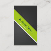 Freelance Writer - Premium Black en Green Visitekaartje (Achterkant)
