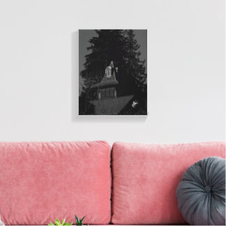 Freeland Houthandel Monochrome Fotografie Canvas Afdruk