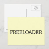 Freeloader Tshirts en Gifts Briefkaart (Voorkant / Achterkant)