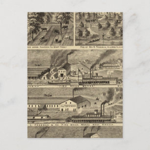 Freeman Brothers Works, Ohio Briefkaart