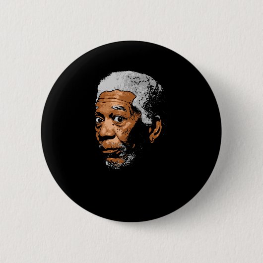Freeman Funny Pop Art Sticker Ronde Button 5,7 Cm (Voorkant)