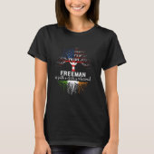 Freeman Irish familienaam Shirt Irish Roots (Voorkant)