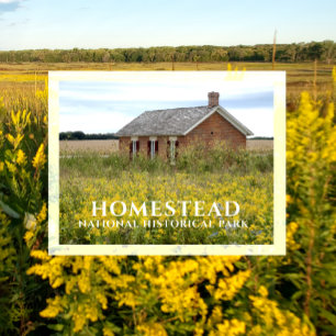 Freeman School, Homestead National Historical Park Briefkaart
