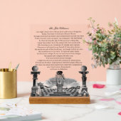 Freemason Acryl Bord (Huwelijk)