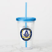 Freemason Acryl Drinkbeker (Voorkant)