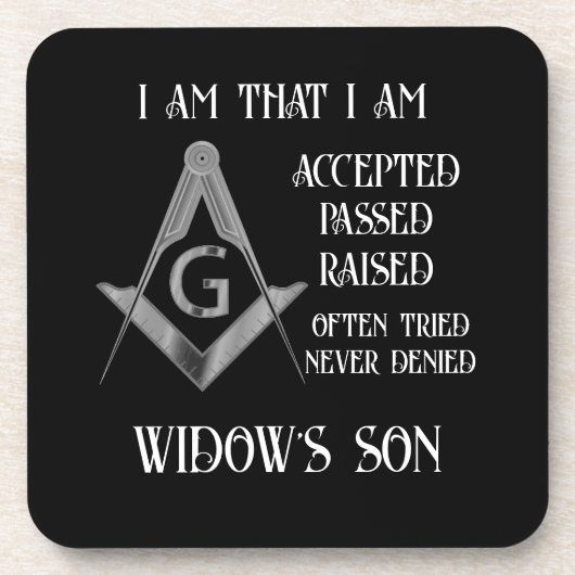 Freemason Bier Onderzetter (Voorkant)