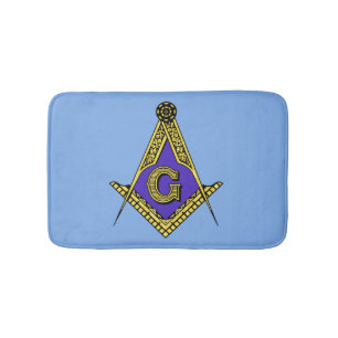 Freemason (blauw) badmat