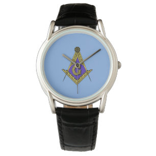 Freemason (blauw) horloge
