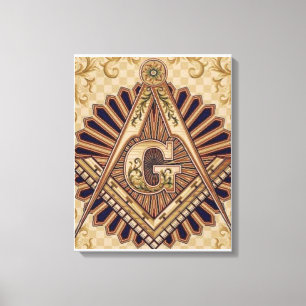 Freemason Canvas Afdruk