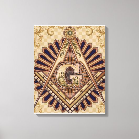 Freemason Canvas Afdruk (Voorkant)