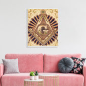 Freemason Canvas Afdruk (Insitu (Woonkamer))